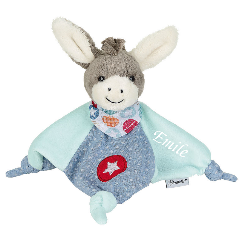  - emmi lâne - plat bleu étoile rouge 25 cm 